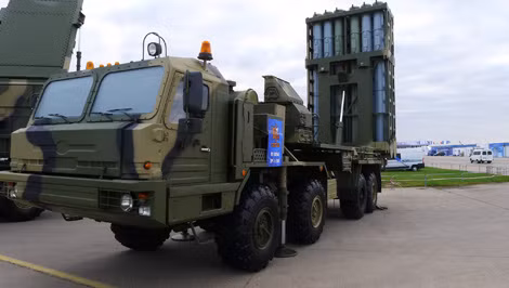 Bệ phóng tên lửa S-350E Vityaz.