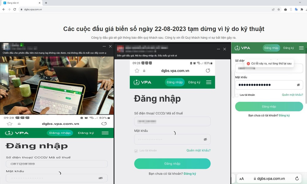 Phien dau gia bien so o to se duoc to chuc lai vao thang 9