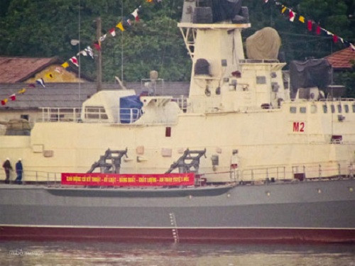 Tàu quân sự của Nhà máy đóng tàu Ba Son đóng mới được ứng dụng công nghệ hàn hợp kim ti tan.