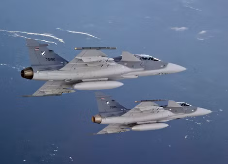 JAS-39 Gripen C/D của Không quân Hoàng gia Thái Lan.