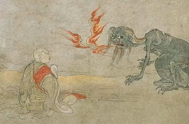 17. Jikininki là loài ác quỷ đại diện cho sự tham lam, ích kỷ. Nó chuyên đi tìm kiếm và ăn xác chết vào ban đêm.