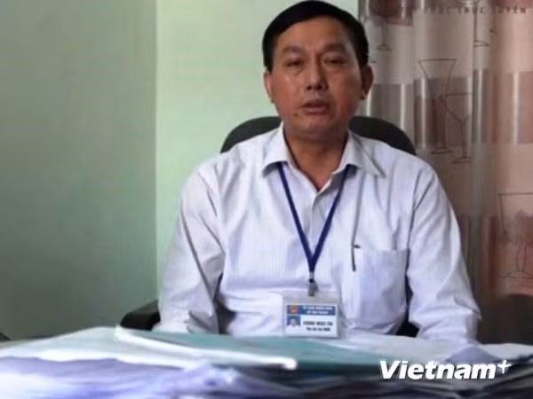 Phó Chủ tịch xã Đại Mạch Vương Ngọc Chi.