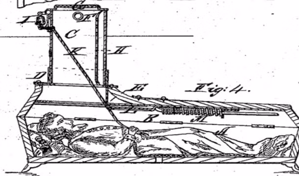 Vào những năm 1800, người bị chôn sống thường được chôn cất trong một chiếc quan tài được thiết kế đặc biệt cho phép mọi người rung chuông trong nghĩa địa.