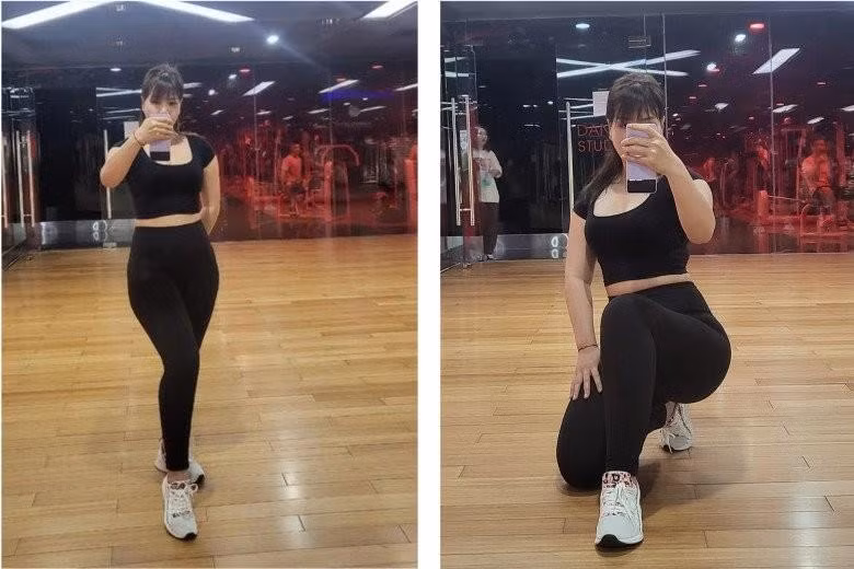 Ba xa Manh Truong nhan sac man ma sau sinh 6 thang-Hinh-2