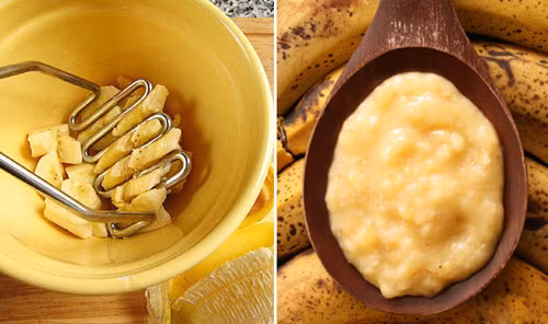 Chuối chín. Lấy một quả chuối chín đã gần như chuyển sang màu đen. Sau đó bóp nát chúng và áp dụng thoa vào khu vực gót chân bị ảnh hưởng. Hãy để ít nhất trong 15 phút mới rửa sạch. Đây là một biện pháp khắc phục nứt gót chân nhanh chóng.