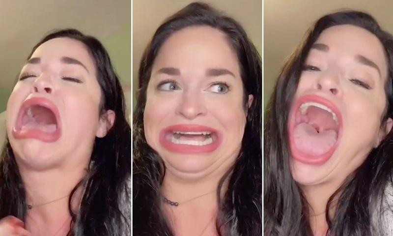 Sam Ramsdell gần như có thể đặt vừa một quả táo trong miệng, hay 4 chiếc bánh mì kẹp pho mát xếp chồng lên nhau hoặc ăn vừa một phần khoai tây chiên cỡ lớn.