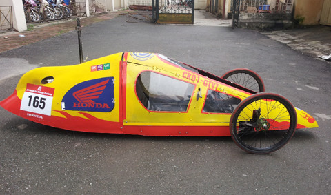 Chiếc xe di chuyển 1.164km chỉ với 1 lít xăng.