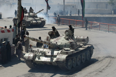 T-62 của quân đội Afghanistan.