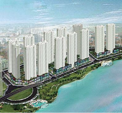 Ngoài ra, bầu Đức còn xây dựng khu phức hợp ven sông Hàn với tổng vốn đầu tư vào hàng "khủng" 150 triệu USD. Khu phức hợp rộng 5 ha này bao gồm: khu thương mại, văn phòng, khách sạn và căn hộ ven sông Hàn (thuộc phường Bình Hiên, quận Hải Châu). Ảnh: Phối cảnh dự án.