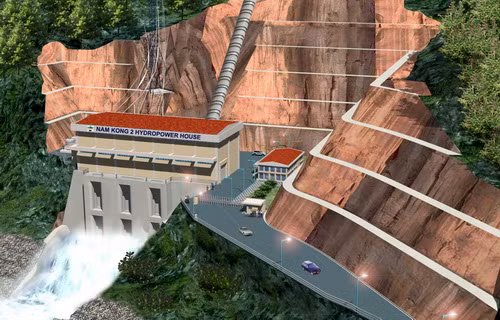 Ngoài nông nghiệp, bầu Đức còn đầu tư vào các dự án thủy điện tại đất nước triệu voi. Các dự án thủy điện Nậm Kông 2, Nậm Kông 3, Hạ Xê Kông, Sê Sụ và Nậm Ét có tổng công suất lên đến 400 MW, trị giá khoảng 500 triệu USD. Theo kế hoạch, Dự án thủy điện Nậm Kông 2 tại Lào sẽ hoàn thành vào cuối năm 2014.