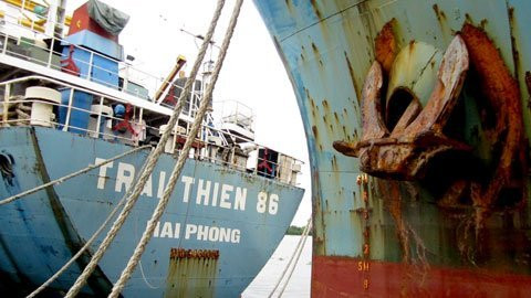 Hiện tại, có 2 tàu Trãi Thiên 86 và Trãi Thiên 68 neo đậu tại Cảng để bão dưỡng, nhưng đến nay chưa hoàn thành.