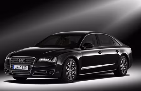 Chiếc Audi A8 Security là sự kết hợp hoàn hảo giữa thép, titan và chất liệu chống đạn Kevlar, khiến nó trở nên bất khả xâm phạm trước những cuộc tấn công bằng súng. Chiếc xe còn có khả năng chịu được cháy và tấn công bằng chất hóa học. Audi A8 Security có động cơ xăng W12 450b mã lực có thể tăng tốc từ 0 đến 100 km/giờ chỉ trong vòng chưa đến 5 giây. Đây được coi là chiếc xe đáng giá hơn nhiều so với giá tiền 1 triệu USD.