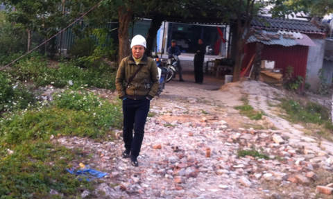 “Nhà ngoại cảm” đã phán xác chị Huyền ở dưới ao bèo.