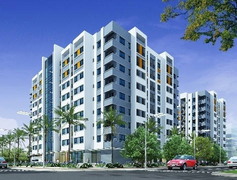 Phối cảnh dự án căn hộ Tây Mỗ của Viglacera.