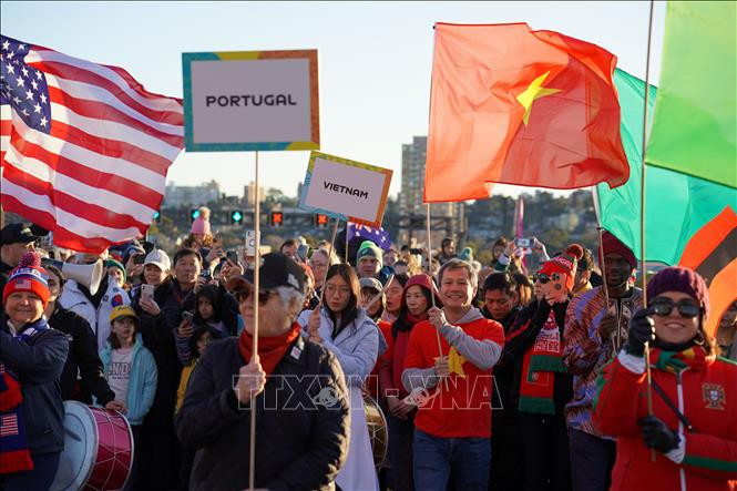 World Cup 2023: NHM hoi tu tai Cau cang Sydney trong le dem nguoc