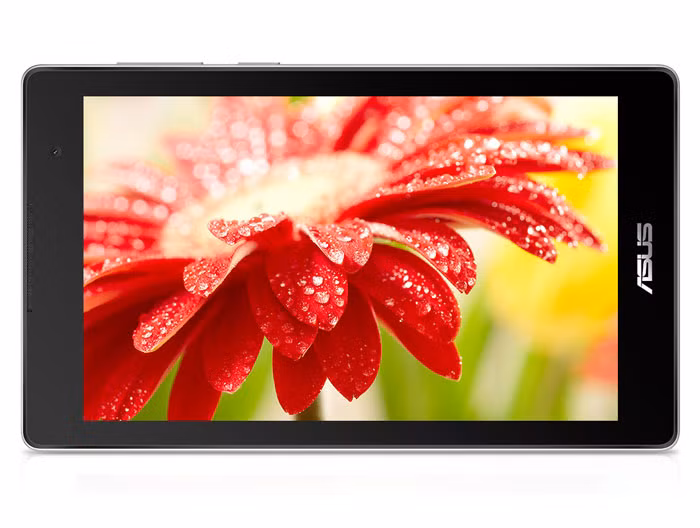 Asus Zenpad Z170CG. Asus ZenPad Z170CG (giá 3 triệu đồng) Asus ZenPad Z170CG sử dụng màn hình kích thước 7.0 icnh độ phân giải 1024 x 600 pixels, thân máy mỏng 8,4 mm, trọng lượng 270gram, chạy hệ điều hành Android 5.0 Lollipop và giao diện tùy biến ZenUI từ Asus. Máy trang bị bộ vi xử lý bốn nhân Intel Atom X3 C3230RK xung nhịp 1.2GHz, RAM 1GB, chip đồ họa ARM Mali 450MP hỗ trợ hiệu quả người dùng chơi game 3D, chạy đa nhiệm… Asus ZenPad Z170CG có bộ nhớ trong 8GB, hỗ trợ thẻ nhớ microUSD lên đến 64GB. Camera chính của dòng máy này có độ phân giải chỉ 2MP, còn camera trước độ phân giải 0.3MP hỗ trợ chụp ảnh selfie, video call.