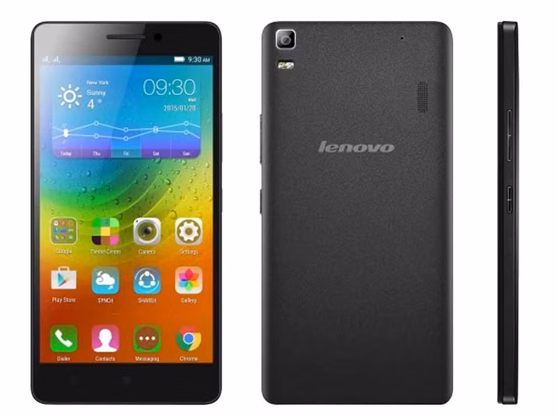  Lenovo A7000 Plus (3,79 triệu đồng). Lenovo A7000 Plus có thiết kế khá đơn giản với chất liệu nhựa. Tuy nhiên, nó có khá nhiều ưu điểm nổi trội trong tầm giá như kết nối 4G LTE, viên pin dung lượng 2.900 mAh (có thể tháo rời), 2 khe cắm SIM, công nghệ âm thanh Dolby Atmos. A7000 Plus sở hữu màn hình IPS kích thước 5,5 inch, độ phân giải Full HD với mật độ điểm ảnh 401 ppi. Model này dày 8mm, trọng lượng 150g. Bộ đôi camera 13 MP và 5 MP. Chip Mediatek MTK 6752 với 8 nhân, tốc độ 1,7 GHz, GPU Mali-T760. RAM 2 GB, bộ nhớ trong 16 GB.