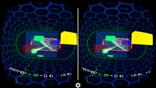  Proton Pulse (42.000 đồng). Nếu bạn muốn chơi game thực tế ảo với Cardboard thì đây là ứng dụng thực sự mang lại cảm giác thú vị. Để có được cảm giác “thật”, bạn nên đeo tai nghe trong quá trình chơi. Thử thách đặt ra khá đơn giản, bạn chỉ cần điều khiển các tấm chắn để viên bi 3D không bị rơi, mỗi lần chạm vào những đối tượng là bạn được cộng điểm. Trò chơi này có sẵn 56 màn chơi. Có thể trong lúc chơi, bạn sẽ phải nghiêng lắc đầu liên tục nên hãy chọn một nơi vắng vẻ nếu bạn lo ngại việc bị mọi người xung quanh để ý.