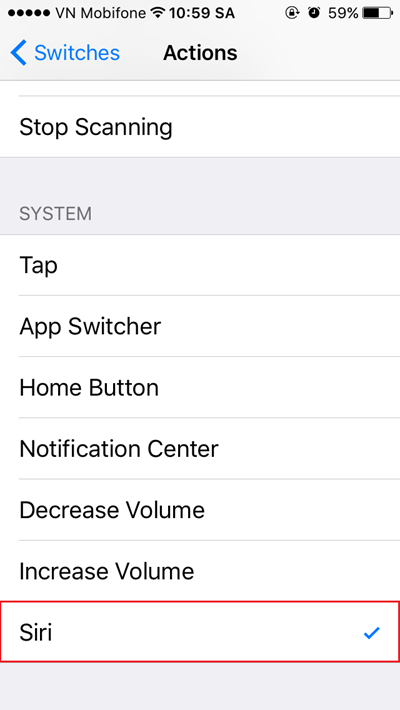  Điều khiển iPhone bằng cách lắc đầu Tính năng lý thú này nằm trong phần Accessibility ít ai để ý. Để thiết lập, bạn hãy vào Settings &gt; General &gt; Accessibility và cuộn xuống dưới tới phần Interaction, nhấn Switch Control, rồi vào Switches &gt; Add New Switch &gt; Camera. Tại đây, chọn Left Head Movement hoặc Right Head Movement. Tiếp đến, bạn xuống phần System và chọn một tác vụ tương ứng động tác lắc đầu sang trái hay phải. Nếu chọn Siri chẳng hạn, với Switch Control đã được bật, mỗi khi bạn lắc đầu như đã chọn Siri sẽ tự động kích hoạt.
