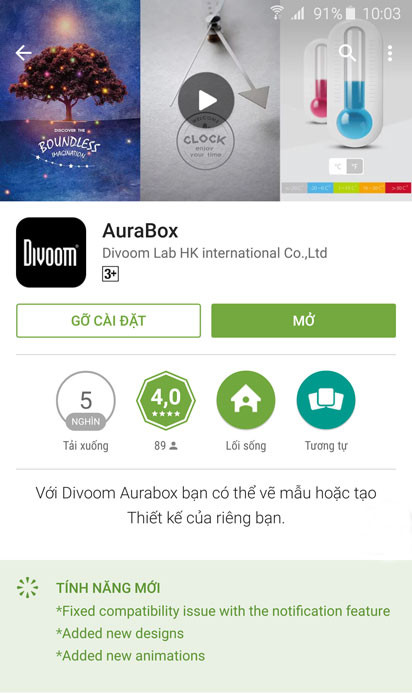 Để sử dụng AuraBox, người dùng cần tải về smartphone, tablet ứng dụng AuraBox miễn phí được cung cấp cho cả hệ điều hành iOS (App Store) và Android (Google Play):