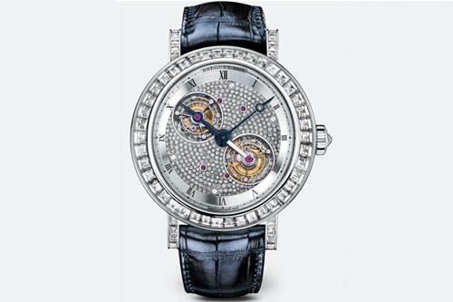 6. Breguet Double Tourbillon Baguette Diamonds (842.158 USD - khoảng 18,742 tỷ đồng).