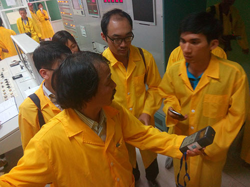 Ngay trong thời điểm lò đang hoạt động, mức độ phóng xạ vẫn ở mức cho phép.