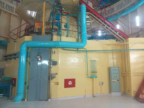 Hệ thống lò phản ứng khép kín, đảm bảo an toàn.