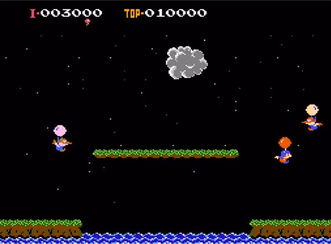 Trong trò "Balloon Fight" do Nintendo phát hành năm 1986, người chơi sẽ qua bài nếu "tiêu diệt" được rất cả kẻ thù bằng cách đập vỡ các quả bóng bay. Nếu chơi 2 người phải cẩn thận kẻo "giết" lẫn nhau.