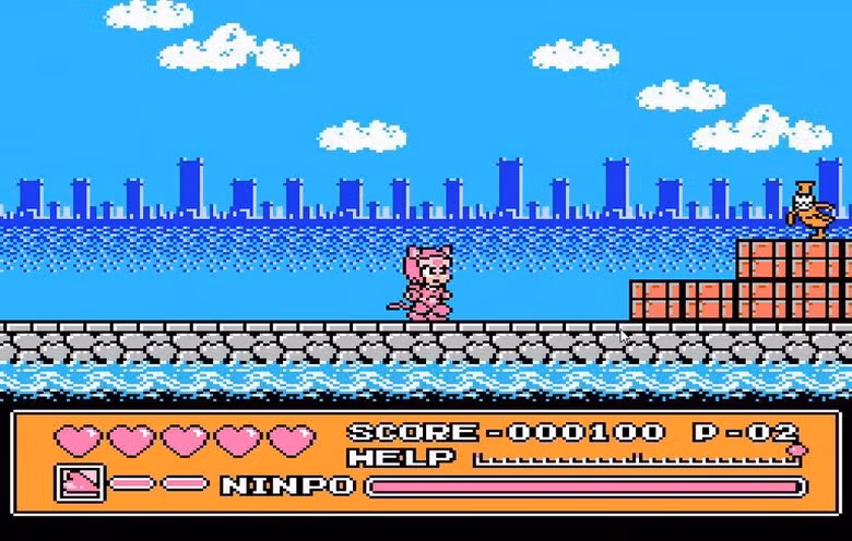 "Kyatto Ninden Teyandee" do hãng Tecmo phát hành năm 1991 là trò chơi phiêu lưu dựa trên loạt phim hoạt hình Nhật Bản cùng tên. ở Việt Nam, trò chơi này được gọi là "ninja mèo". Người chơi sẽ sử dụng luân phiên 1 trong 3 nhân vật chính, với khả năng chiến đấu khác nhau, để thực hiện các nhiệm vụ của trò chơi.