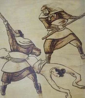  Trượng hình: Trượng hình là một trong năm hình thức tra tấn phụ nữ đời Tùy, Đường. Đời Tống, Minh, Thanh cũng quy định những phụ nữ mắc tội thông dâm sẽ bị lột trần và đánh bằng gậy, ngoài bị đau đớn về thể xác, tội nhân còn bị làm nhục.