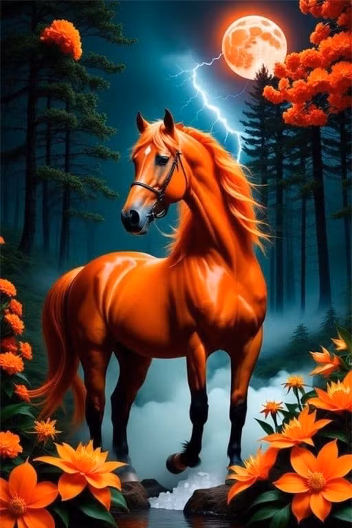  Ngọ: Thứ ba, Ngựa là điềm lành. Ngựa tính tình vui vẻ, quyết đoán và giỏi chạy trốn, có ngũ hành hỏa, hành vi tao nhã. 