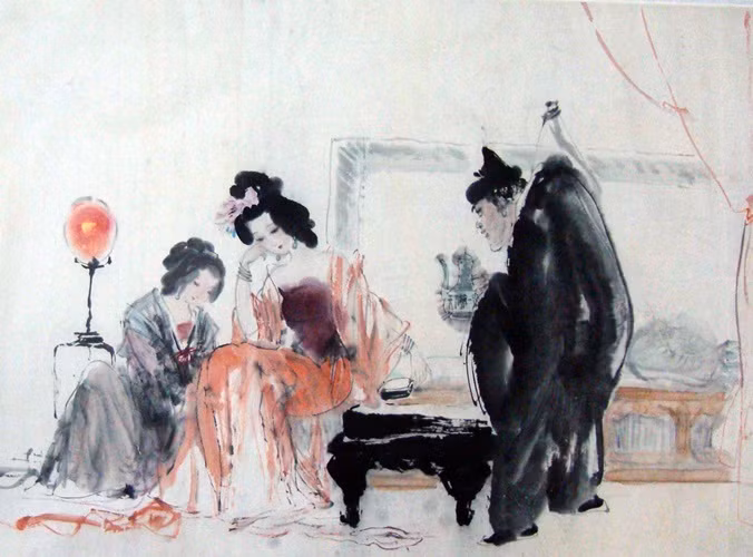 Hai người lâu dần nảy sinh tình cảm, ba tháng sau, Thạc quý phi có mang. Nàng cho Vương Nhân xuất cung âm thầm mua thuốc phá thai. Sau khi uống thuốc, đau đớn lăn lộn, bọn cung nữ sợ quá vội đi bẩm tấu với Hoàng thượng. Thuận Trị đích thân giá đáo cung Hòa An lệnh cho Thái y bắt mạch khám xét cẩn thận. Thái ý lắp ba lắp bắp nhưng cũng có câu rõ nhất: "Quý phi không có bệnh gì, ngọc thể suy nhược do sảy thai”.