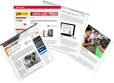 Báo chí nước ngoài đánh giá khá cao sản phẩm Classbook đầu tiên của Việt Nam.
