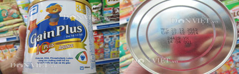 Người mua kiểm tra số lô bằng cách xem dưới đáy hộp.