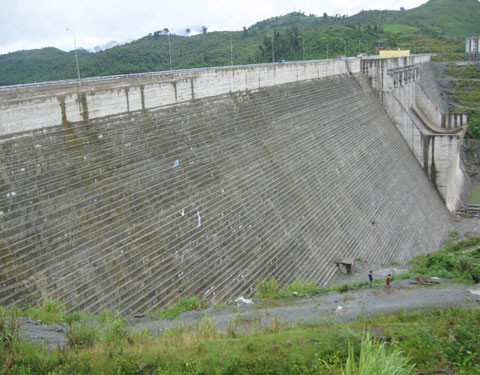 Khu vực đập thủy điện Sông Tranh 2 thường xảy ra động đất.