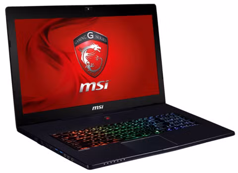 Máy tính xách tay hơi game mỏng, nhẹ nhất thế giới. Danh hiệu này đã thuộc về chiếc máy tính GeForce GTX 765M do hãng MSI sản xuất. Máy tính có màn hình 17 inch, full HD, chống bóng, độ phân giải 1920x1080px, sử dụng bộ vi xử lý Intel Core i7 thế hệ thứ 4, cạc đồ họa siêu nhanh và hiệu quả GeForce GTX 765M. Máy có 4 cổng USB, 3 cổng audio và 1 webcam 720 p HD. Máy được bán với giá từ 1.799 USD.