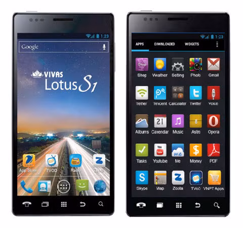 VNPT giới thiệu smartphone mới Vivas Lotus S1. Thiết kế lịch lãm và khỏe khoắn, chịu được sự va đập mạnh cũng là một trong những điểm hấp dẫn của sản phẩm này. Bên cạnh đó, màn hình rộng đến 5 inch, bộ vi xử lý tốc độ 1 Ghz, ram 512 Mb, bộ nhớ trong 4Gb cho khả năng hoạt động mượt mà, giúp người dung trải nghiệm tuyệt vời khi lướt web tốc độ cao và sử dụng các ứng dụng giải trí. Máy cũng được trang bị khe cắm thẻ nhớ Micro SD có dung lượng tối đa 32 Gb.