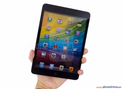 iPad mini của Apple. Chiếc máy tính bảng mini của Apple chỉ có độ dày 7,2mm, dù được đúc từ nhôm nguyên khối.
