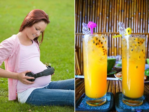 Bổ sung Vitamin C. Uống nước chanh dây hàng ngày là nguồn cung cấp Vitamin C tự nhiên rất hữu hiệu. Các bà mẹ mang thai nên cố gắng uống đều đặn để bổ sung Vitamin C cho cơ thể.