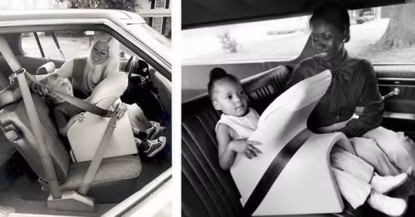 Năm 1973, công ty Công ty Ford Motor đã tung ra sản phẩm ghế chắn trước cho trẻ em trên ô tô. Sản phẩm có thể giúp trẻ em duỗi chân thoải mái và hoạt động thoải mái trong giới hạn cho phép, an toàn tuyệt đối với dây an toàn quấn cố định vào ghế xe.