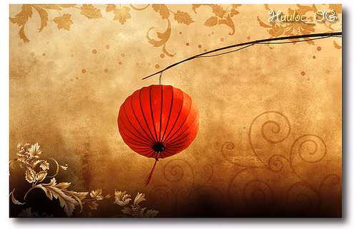 Lồng đèn đỏ. Trường phái Phong thủy biểu tượng cho rằng, có rất nhiều biểu tượng đem lại vận may về sự sinh sản nhưng biểu tượng phổ biến nhất là lồng đèn đỏ. Ánh sáng từ lồng đèn đỏ phát ra được cho là ánh sáng tốt lành, mang đến nhiều niềm vui lớn cho gia đình. Trên lồng đèn thường vẽ chữ hoặc trang trí các biểu tượng tốt đẹp. Lồng đèn được treo gần giường tân hôn để tăng cường vận may về khả năng thụ thai.