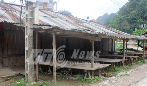 Khu vực bọn phỉ giết 2 cán bộ lương thực.