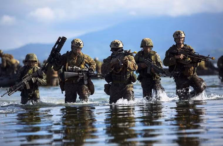 Cuộc tập trận tấn công đổ bộ lần này nằm trong khuôn khổ Tập trận Đổ bộ thường niên của Philippines. Nó được tiến hành ở thị trấn San Antonio thuộc tỉnh Zambales.