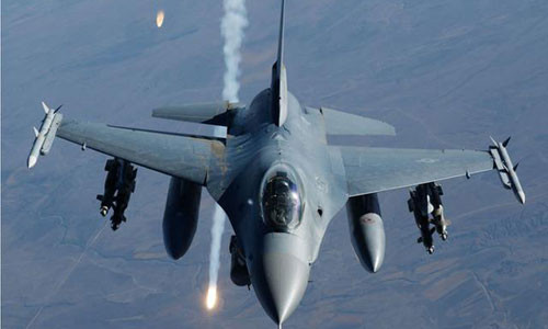 Máy bay chiến đấu F-16 của Mỹ gặp nạn tại Trung Đông.