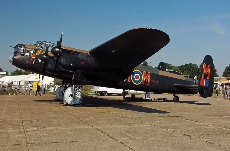 Trong chiến tranh Avro Lancaster luôn được xem là nỗi kinh hoàng trên bầu trời đêm đối với Quân đội Đức, ngoài việc được trang bị các loại bom hạng nặng Lancaster còn có thể tự bảo vệ mình với hệ thống súng phòng không được bố trí khắp nơi trên máy bay.