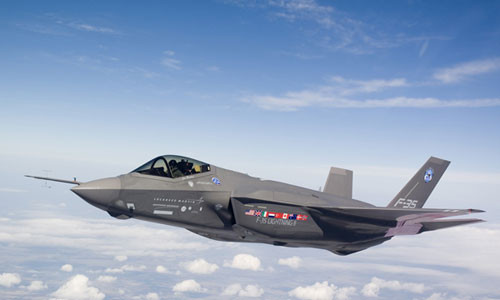 Máy bay chiến đấu F-35.