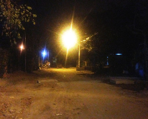 Tuyến đường Võ Văn Hát, nơi 4 tên trộm rơi chiếc két sắt bị người dân phát hiện.