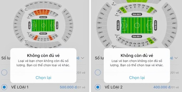 Chat vat san ve online, ve cho den gap 4 lan tran Viet Nam- Malaysia