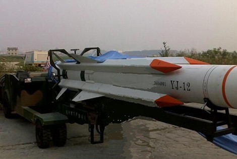 Tên lửa chống tàu siêu thanh YJ-12 có nét tương tự tên lửa Kh-31A của Nga.