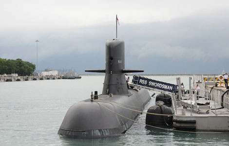 Tàu ngầm mới nhất thuộc lớp Archer của Singapore.